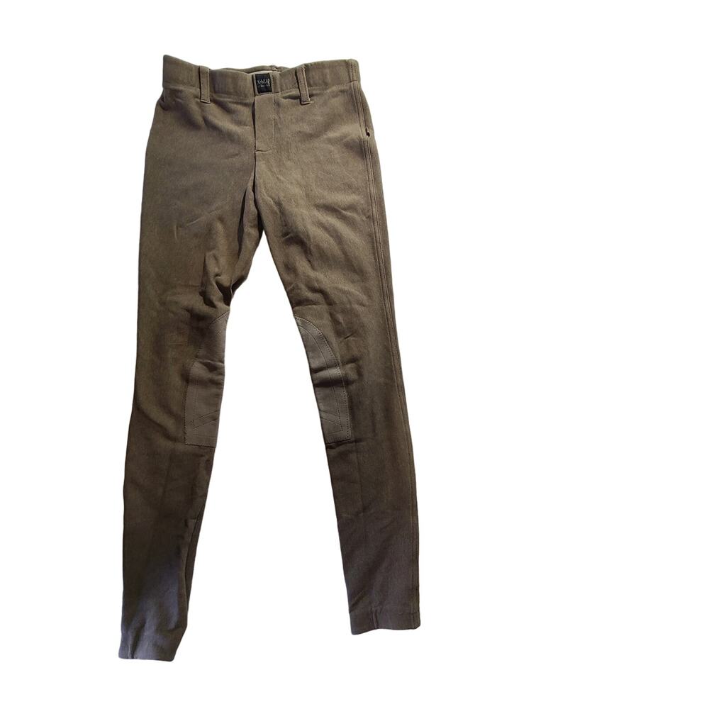 Devon Aire X-Wear Brown Knee Patch Pull On Breeches Pants XS 2647